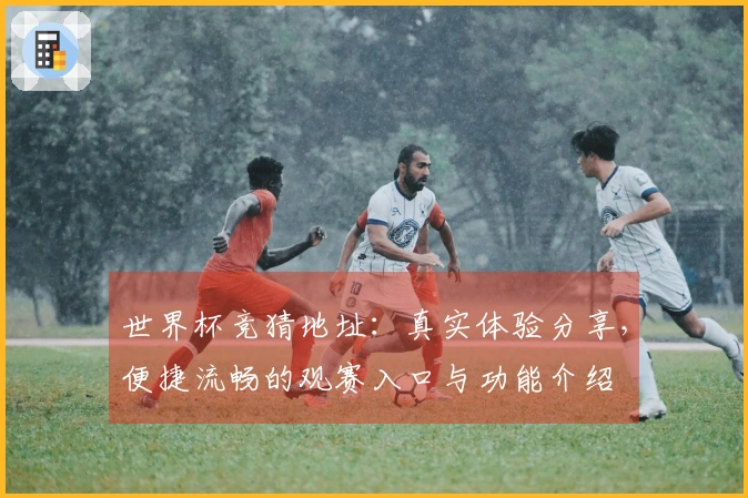 世界杯竞猜地址：真实体验分享，便捷流畅的观赛入口与功能介绍
